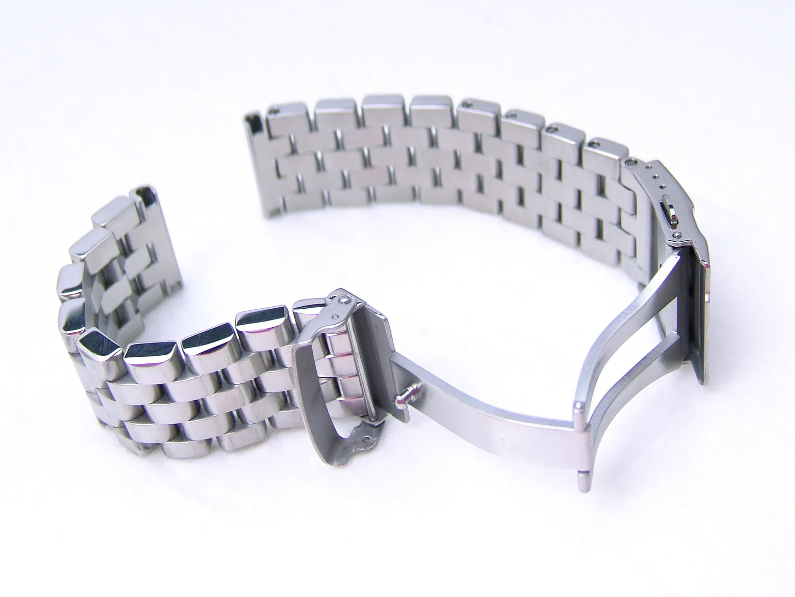 20mm or 22mm or 24mm Brushed Watch Band Straight End, Super Engineer I 316L Stainless Steel - Image 5