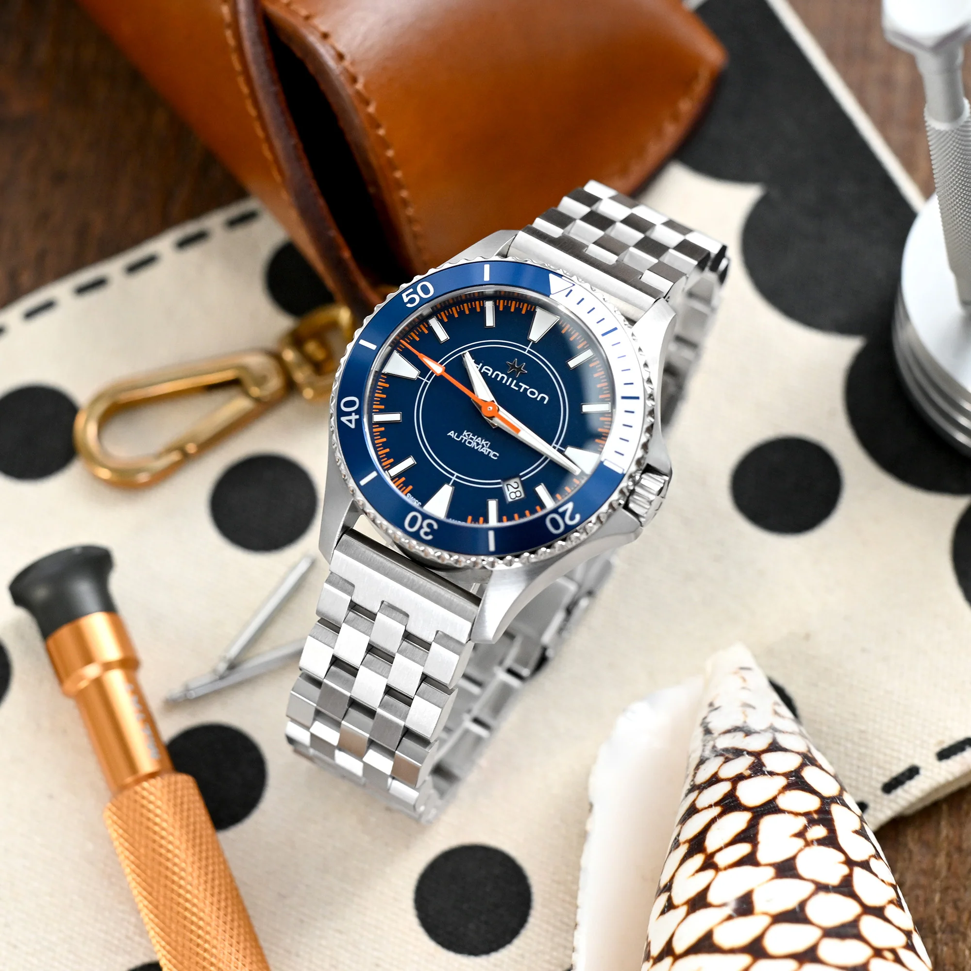 Super Engineer II 19mm Stainless Steel Straight End Watch Band - Image 3