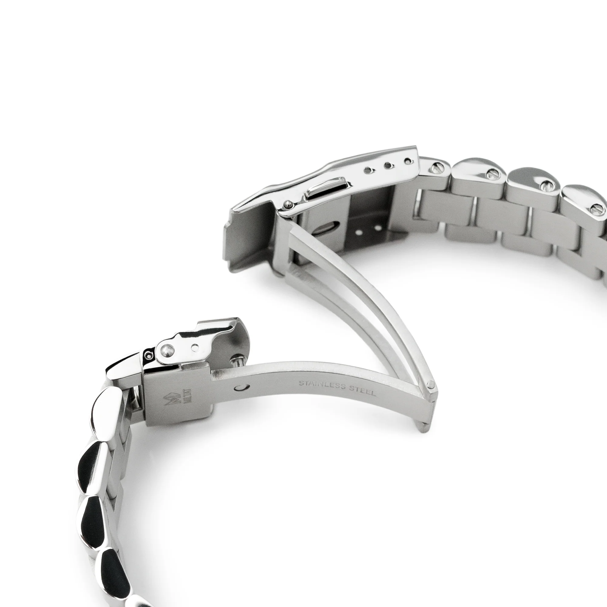 20mm Endmill Solid Watch Band Straight End, 316L Stainless Steel - Image 6