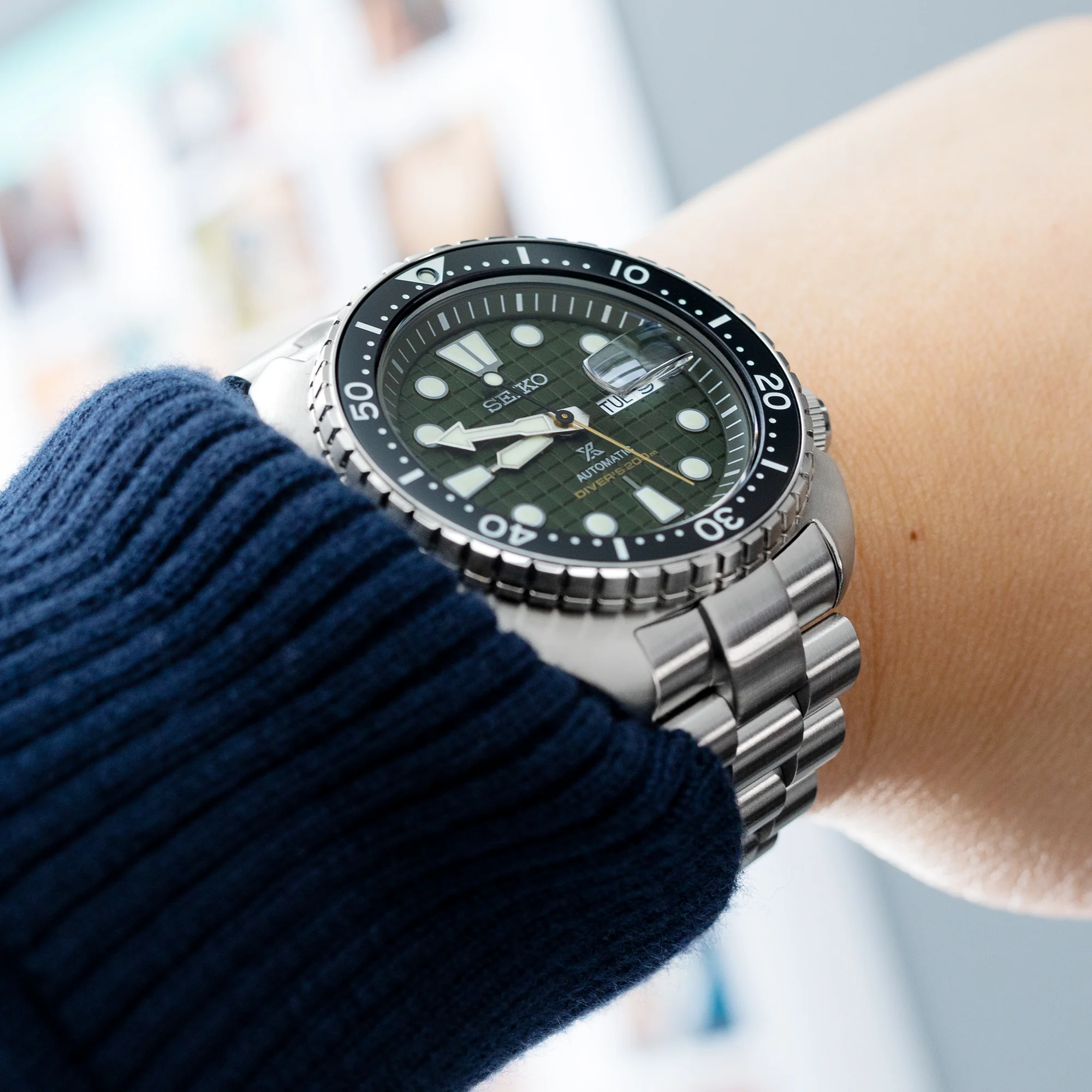 Endmill 22mm Stainless Steel Bracelet for Seiko Turtle SRP777 SRP775 SRPA21 - Image 5