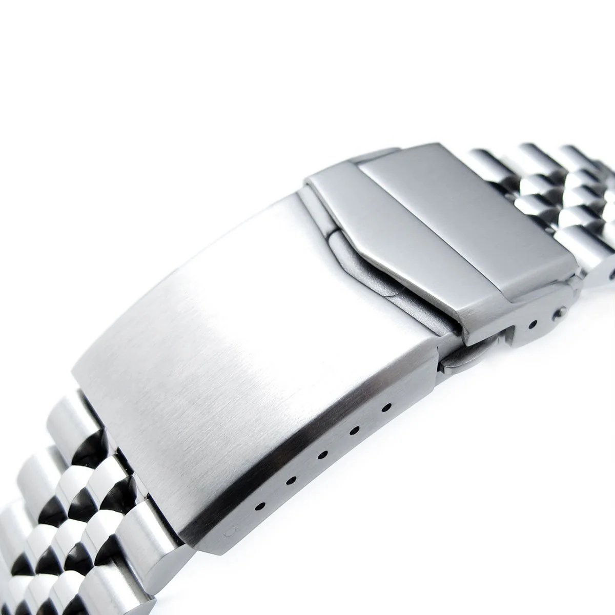 Super-J Louis 20mm Stainless Steel Straight End Bracelet for Watches - Image 4