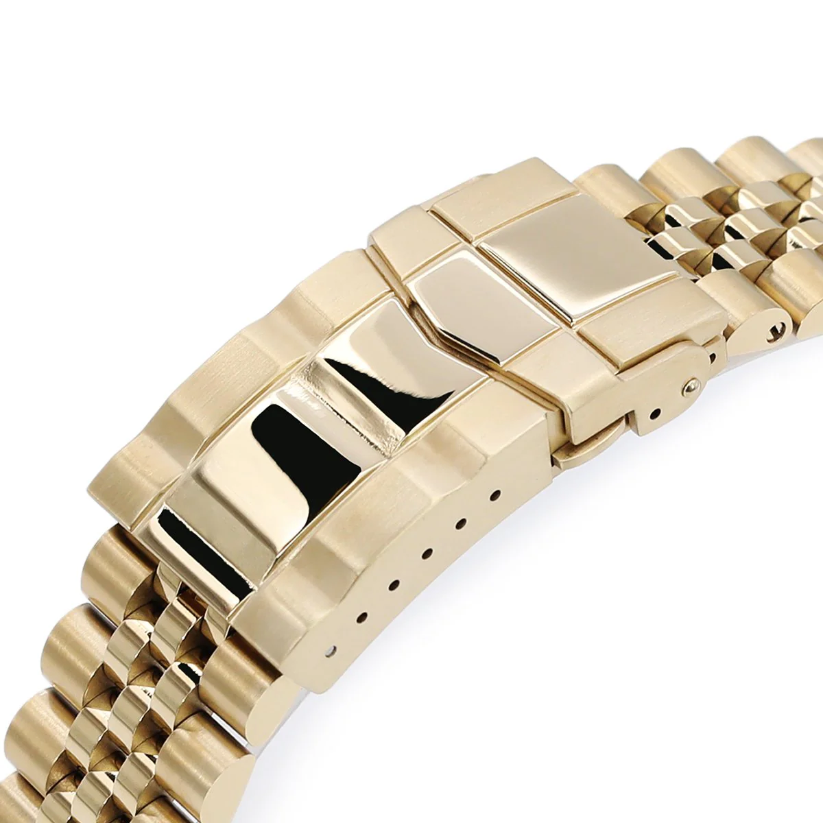 Super-J Louis 22mm Gold Stainless Steel Bracelet for Seiko Turtle SRPC44 SRP777 - Image 4