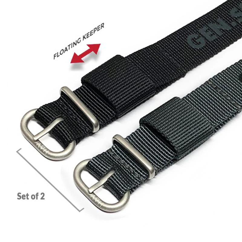 Haveston General Service Nylon Strap Set Black & Grey - Image 5