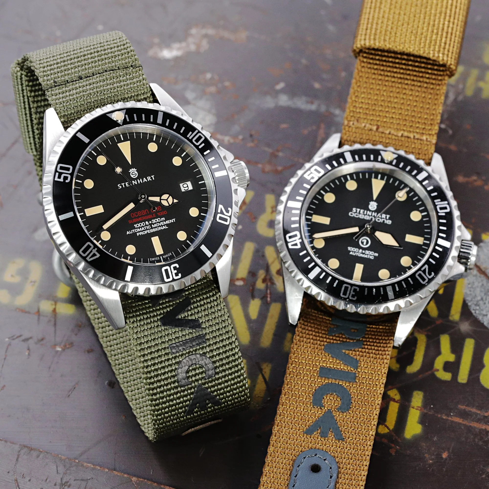 The General Service Strap set of TWO (Khaki & Olive) by HAVESTON Straps - Image 7
