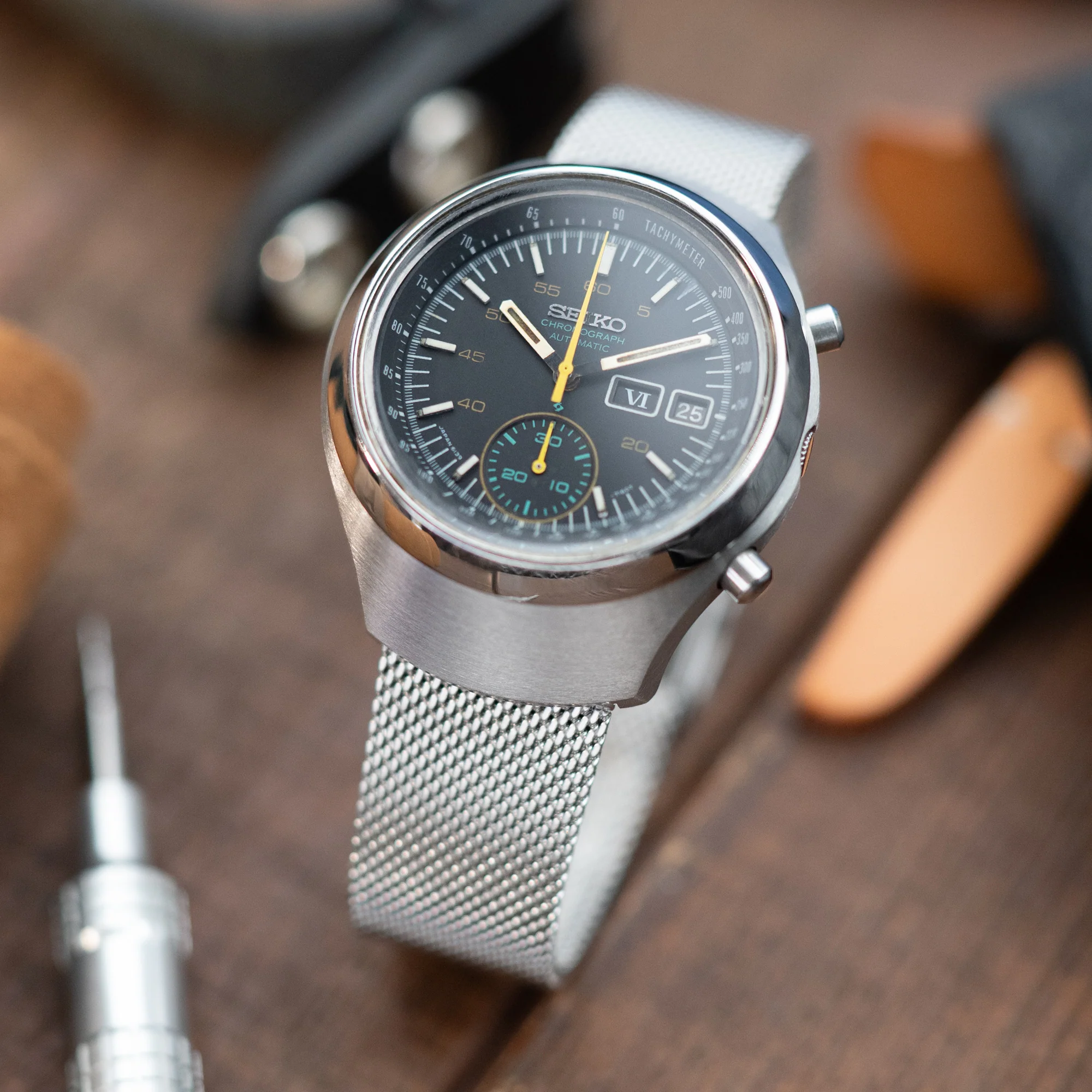 Quick Release Superfine Mesh Bracelet 18mm to 22mm - Image 5