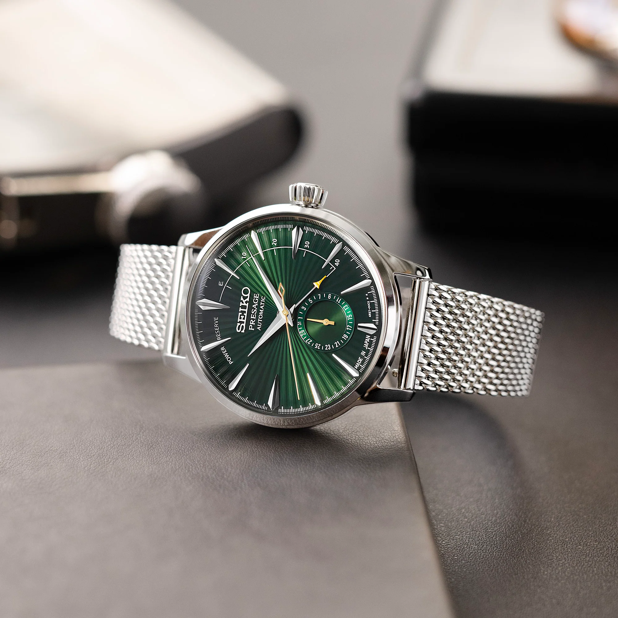 Quick Release Tapered Milanese Mesh Watch Band, 18mm, 19mm, 20mm, 21mm or 22mm, Polished - Image 4