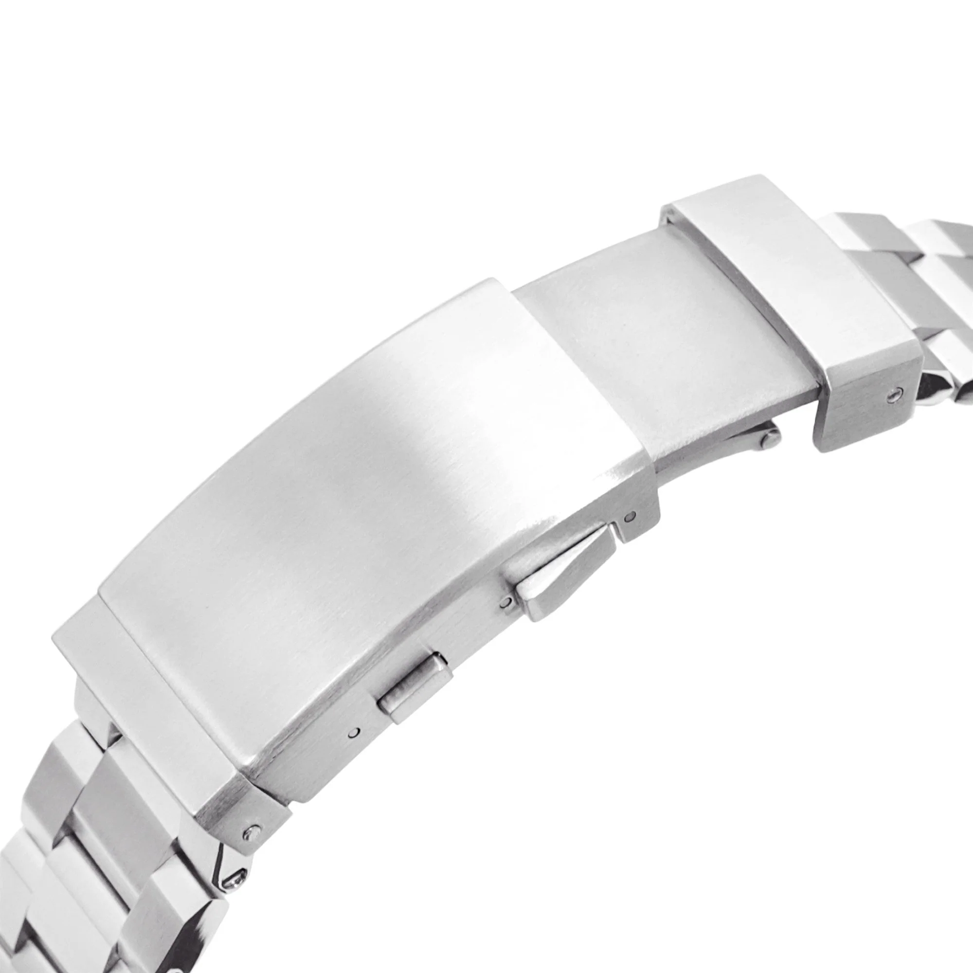 20mm Hexad III QR Watch Band Straight End Quick Release, 316L Stainless Steel Brushed Wetsuit Ratchet Buckle - Image 4