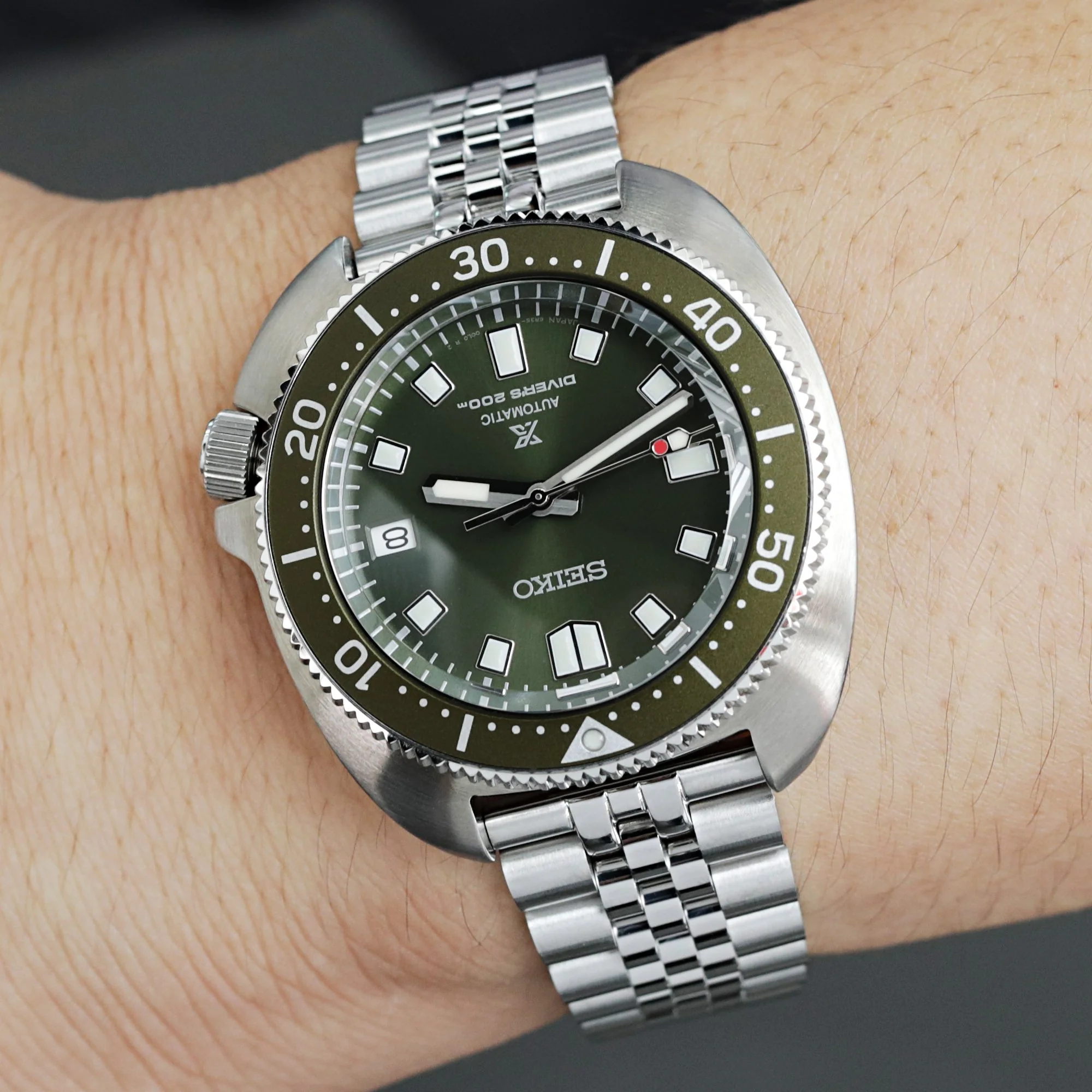 Super-JUB II 18mm 19mm 20mm Stainless Steel Straight End Bracelet - Image 5