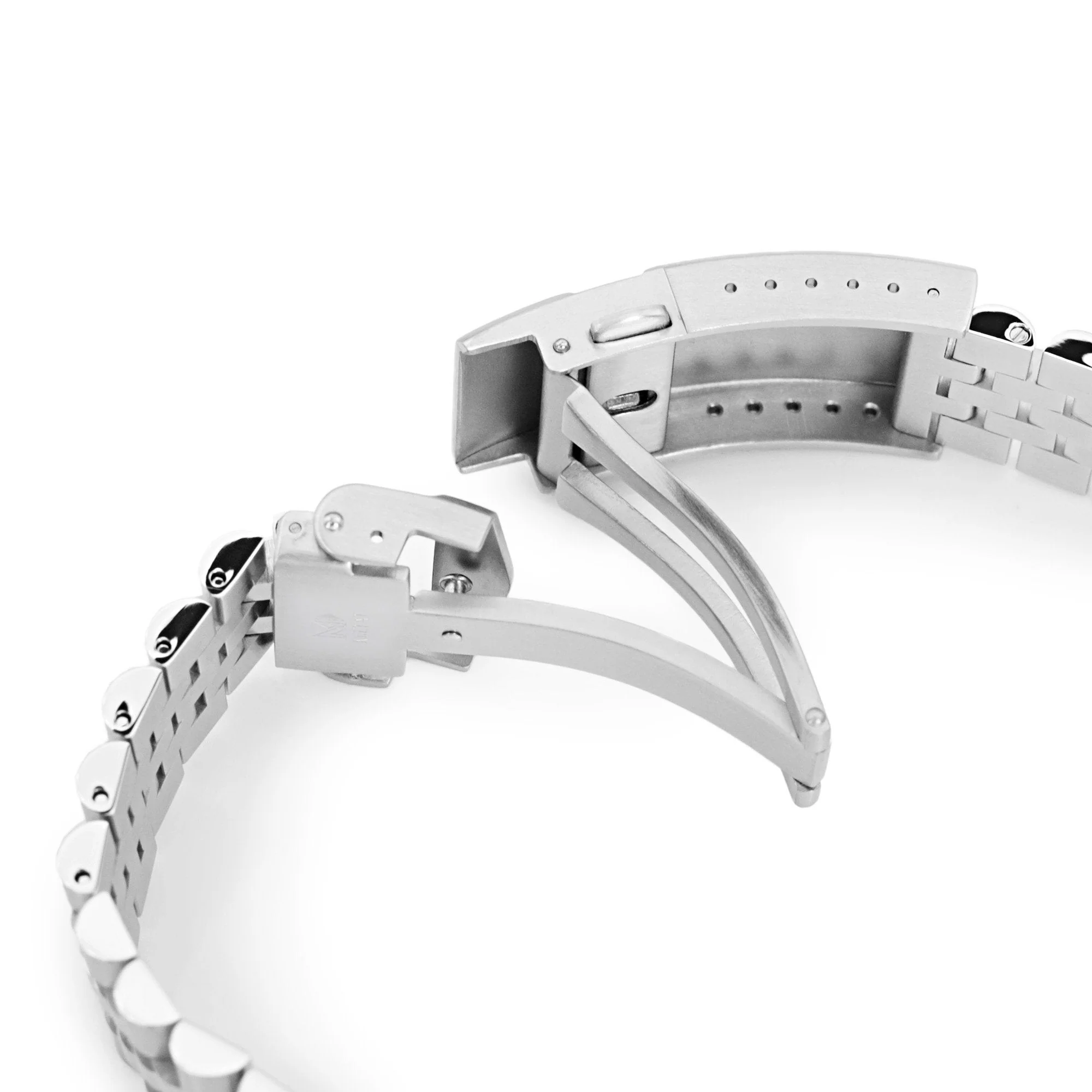 Super-JUB II 18mm 19mm 20mm Stainless Steel Straight End Bracelet - Image 8