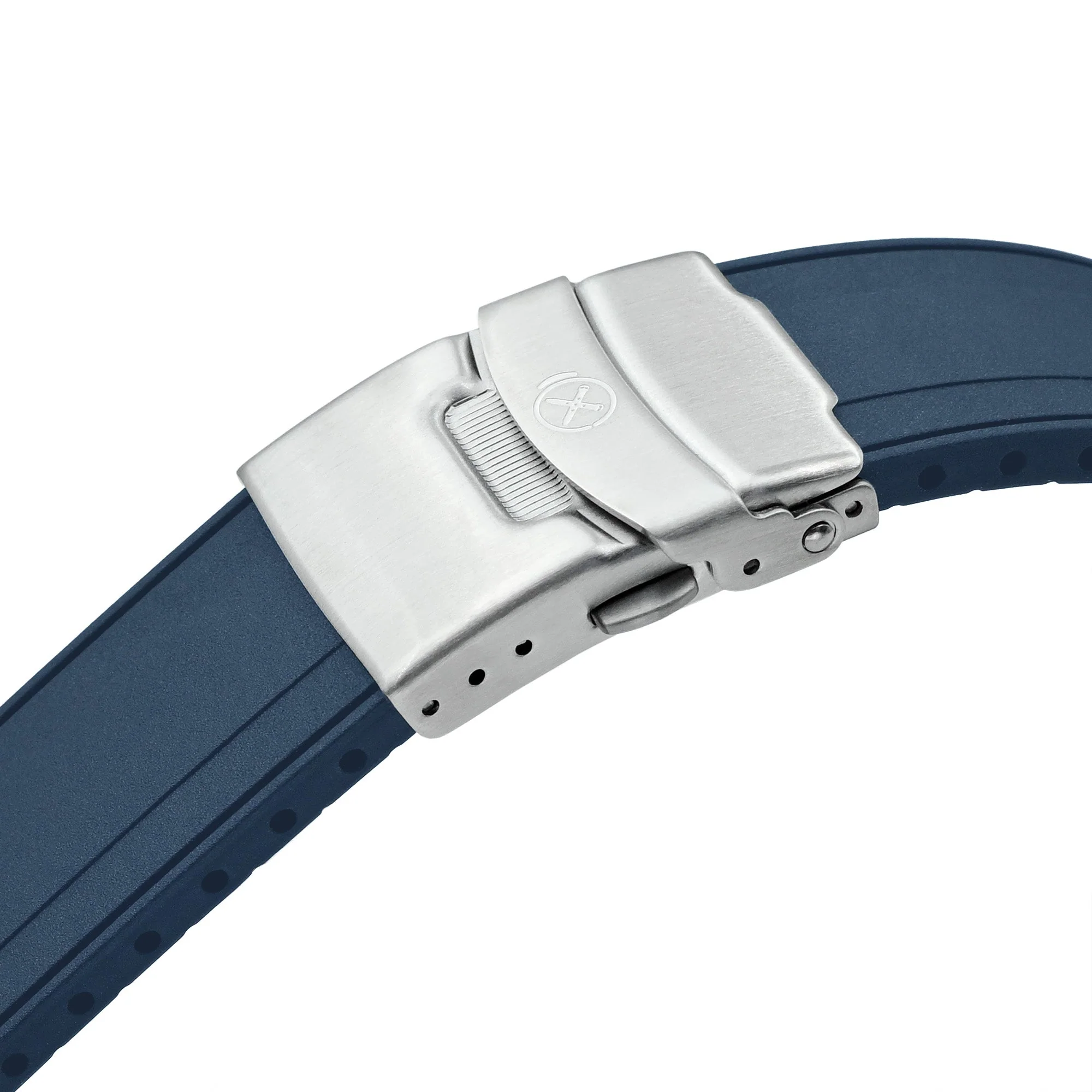 StrapXPro - STX1A Rubber Strap for Seiko Prospex New Turtles SRP777 and King Turtles SRPF77, Navy Blue - Image 4