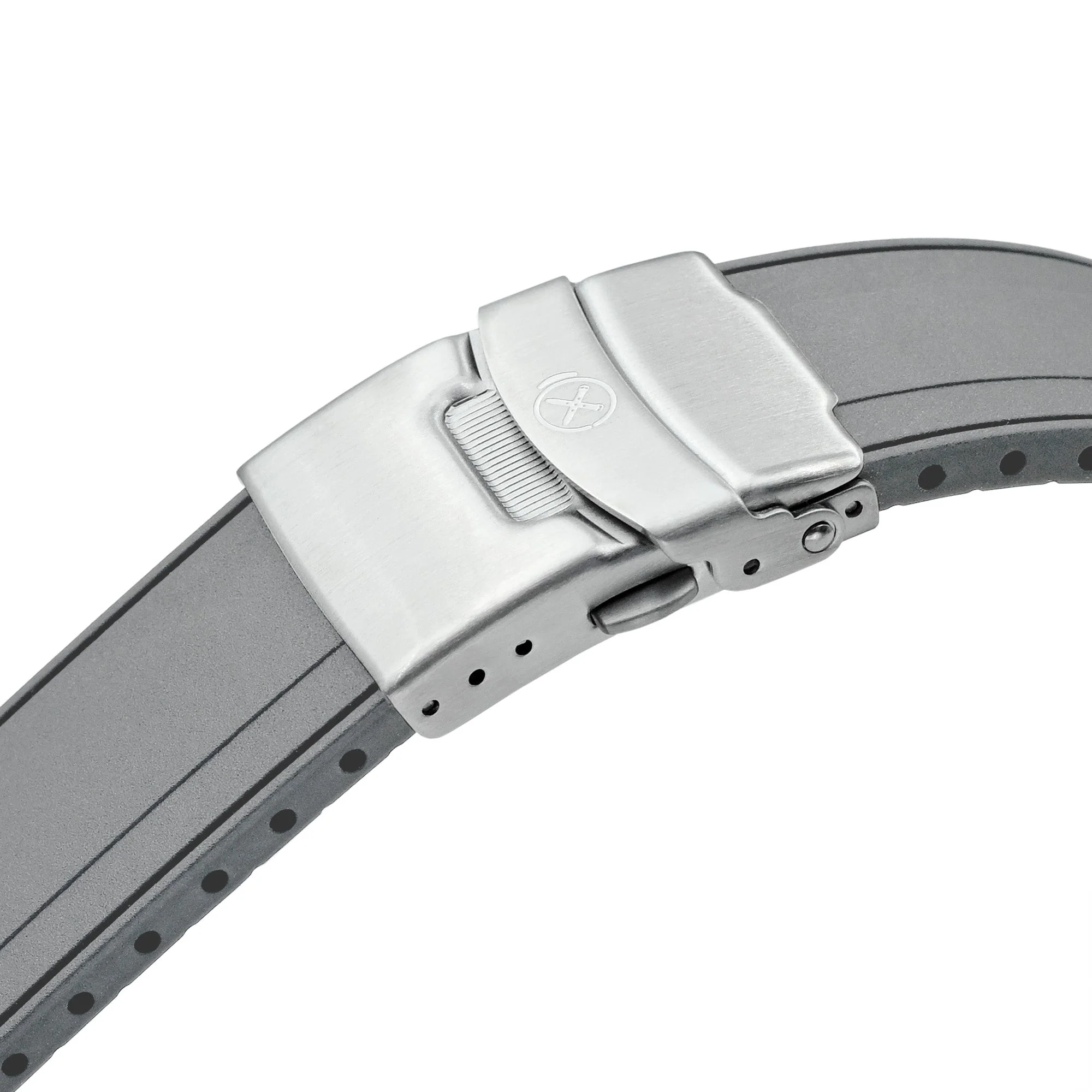 StrapXPro - STX1A Rubber Strap for Seiko Prospex New Turtles SRP777 and King Turtles SRPF77, Grey - Image 4